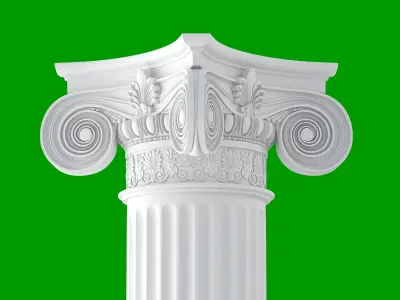 8 Classic Columns Collection 3D model