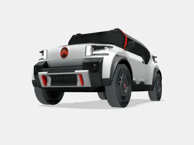 Citroen Oli Concept 2022 Low-poly 3D model