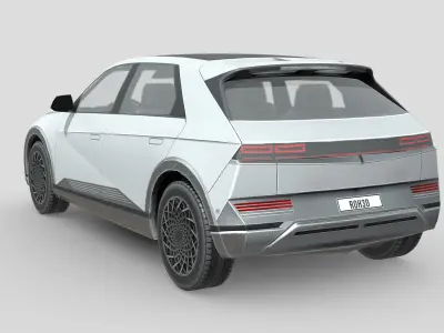 Hyundai IONIQ 5 2022 Low-poly 3D model