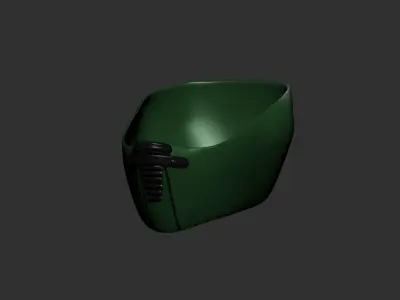 Gas mask helmet 3D model 3D model