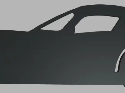 Dodge Viper GTS Coupe 2003 Key Ring 3D print model