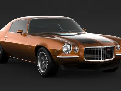 1973 Chevrolet Camaro Z28 3D model