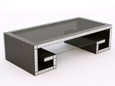 Francesco Molon T502 coctaile table COFFRE CHONOIS 3D model