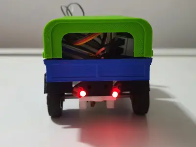 Small 3D Printed Truck  3D print model