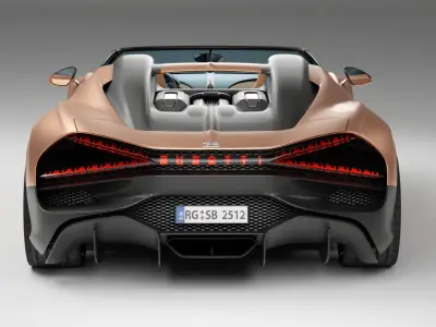 Bugatti Mistral 2024 3D model Low-poly 3D model