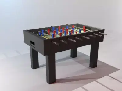 Table football Free 3D model