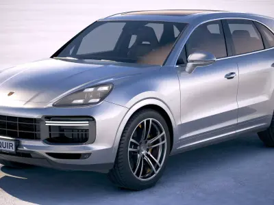 Porsche Cayenne Turbo 2018 3D model