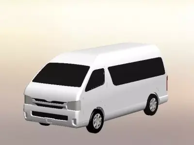 Toyota hiace 3D model