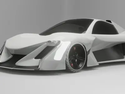 Vaid ultra V Low-poly 3D model