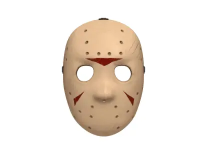 Hockey Mask Low-poly 3D model
