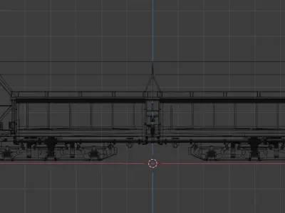 H0 1-87 scale Faals freight car 3D print model