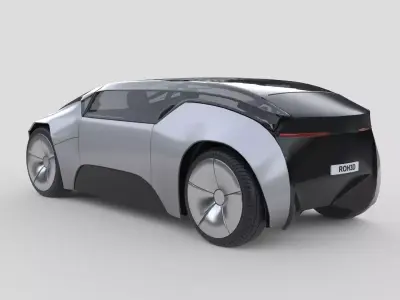 AI-Driven Urban Crossover 3D model