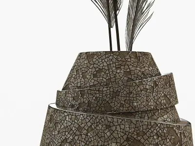 Spiral Coral Vase 3D model