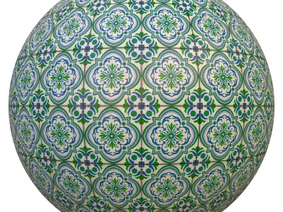 tile patterned 134-seamless-4k-pbr  Texture