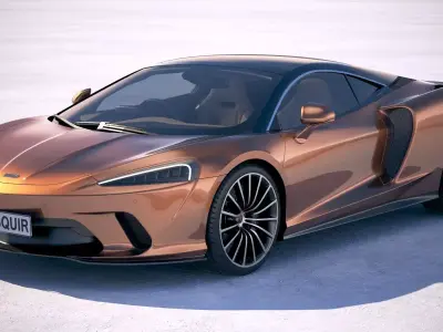 McLaren GT 2020 3D model get