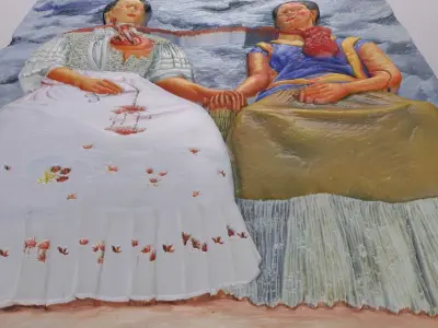 THE TWO FRIDAS by FRIDA KAHLO for 3D printing  3D print model