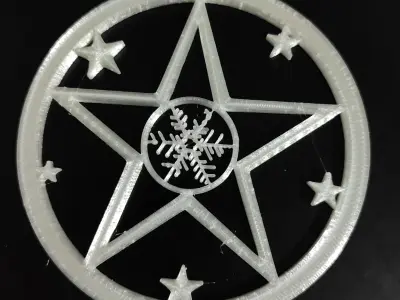 Christmas candle globe decoration 3D print model