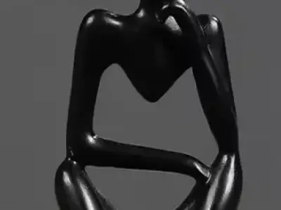 Artistic - decorative human sculpture - 3D print 3D print model