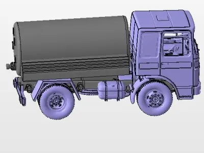Roman Truck  3D print model