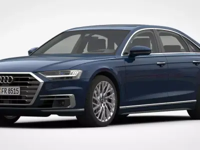 3D Audi A8 2018 3D model