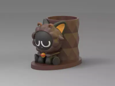 12 constellations - Capricorn - pen holder 3D print model