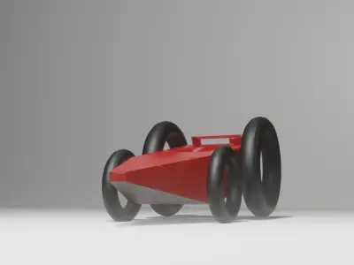 Cart Race 3D model