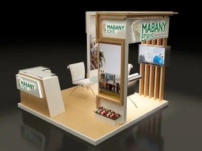 Booth Exhibition Stand a327 3D model