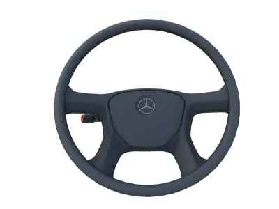 mercy steering wheel only low poly Low-poly 3D model