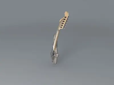 Washburn nuno bettencourt  N4 snakeskin guitar Free 3D model