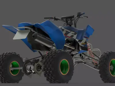 KTM 450 SX Motocross Dirt Bike 3D Model Low-poly 3D model