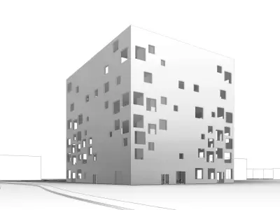 SANAA  - School of Management 3D model