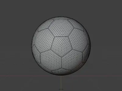 Football - Soccer Ball - PBR - Game Ready Low-poly 3D model