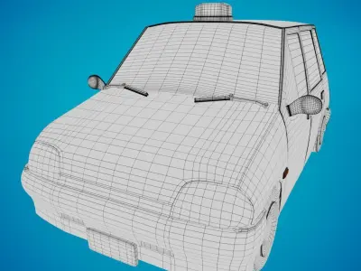 TICO CAR CARTOON  3D model