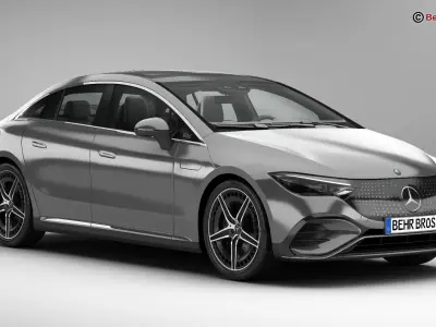 Mercedes EQE 2023 3D model
