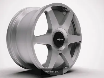 Rotiform Car Rims Collection 3D Model Pack