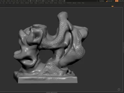 Modern Abstract Decorative sculpture 3d print model 3D print model 3