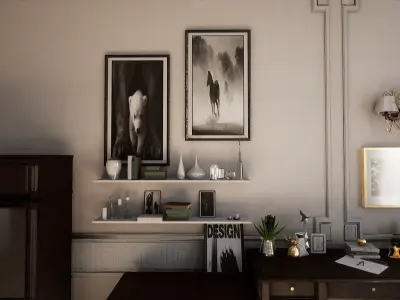 Hotel Room 3D model buy