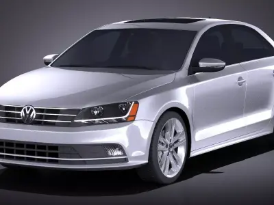 Volkswagen Jetta USA regular 2017 3D model