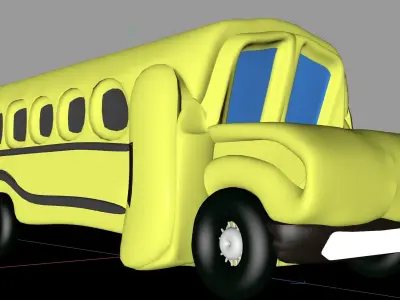 funny bus 3D model