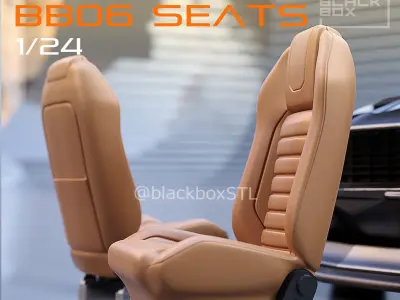 TALL Seat BB06 FOR DIECAST AND MODELKITS 1-24th 3D print model