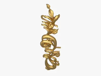Classic decor ornament 205 3D model
