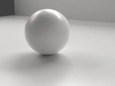 Golf Ball 3D model 17