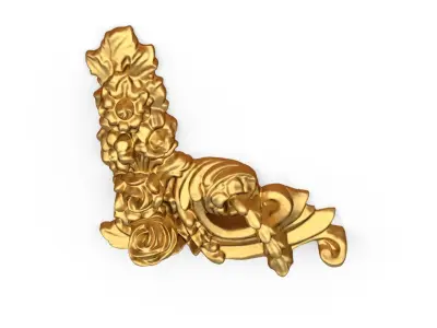 Classic decor ornament 137 3D model