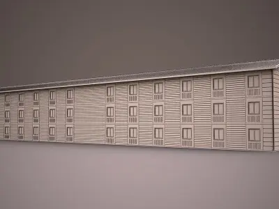 PREFABRICATED BUILDING 4 3D model