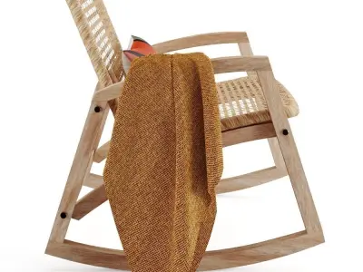 Thana Rocking Chair 3D model
