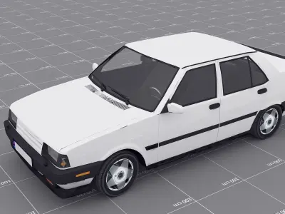 Tofas Sahin Dogan Full Quality Model Low-poly 3D model