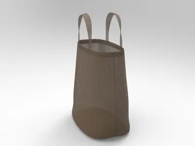 Beach Bag Low-poly 3D model