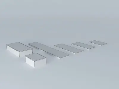 ZOE OPEN night tables by Agabe Interiorismo 3D model