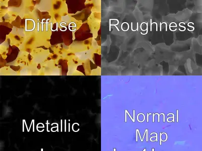 Cheesy Quesadilla with Salsa Drip 3D Model Pack Low-poly 3D model