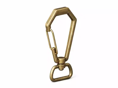 Luxury Metal Bag Hook Premium Purse Carabiner 20mm 3D print model